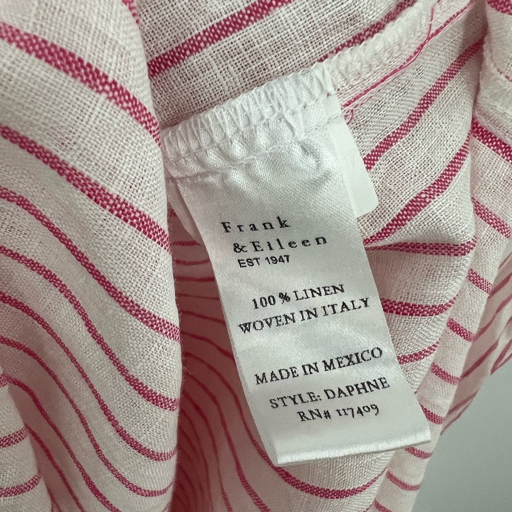Frank & Eileen Daphne stripe linen dress - Picture 9 of 10